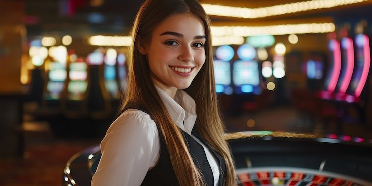 Layar Live Blackjack kokotogel dengan dealer profesional dan antarmuka taruhan